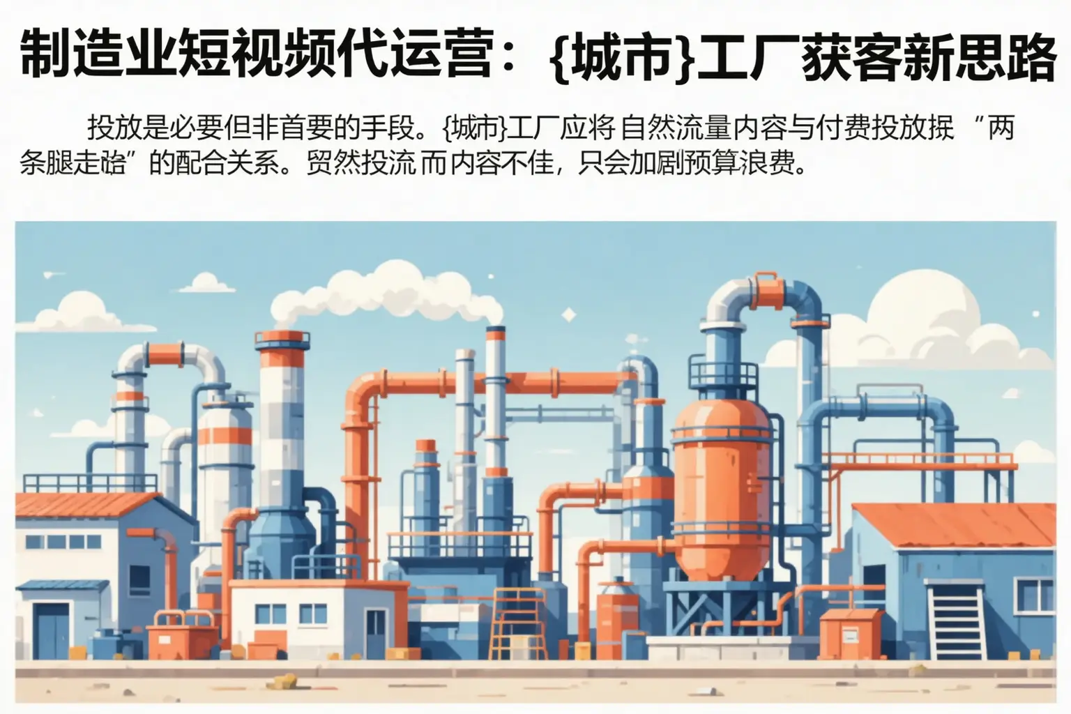 制造业短视频代运营:鼓楼工厂获客新思路